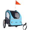 VEVOR Bike Trailer for Toddlers, Kids, 60 lbs Load, Tow Behind Foldable Child Bicycle Trailer with Universal Bicycle Coupler