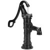 VEVOR Antique Hand Water Pump 14.6 x 5.9 x 25.6 inch Pitcher Pump w/Handle Cast Iron Well Pump w/ Pre-set 0.5" Holes for Easy Installation Old Fashion