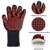 BBQ Gloves, 1472¬∞F Heat Resistant Grilling Gloves, Non-Slip Oven Gloves, Kitchen Cooking Gloves for Baking, Frying and Cutting, One Pair