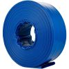 VEVOR Discharge Hose, 1-1/2" x 105', PVC Fabric Lay Flat Hose, Heavy Duty Backwash Drain Hose with Clamps, Weather-proof & Burst-proof