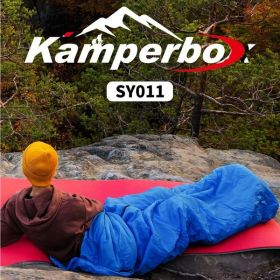 Kamperbox Camping Sleeping Bag Outdoor Camping 3 Season Sleeping Bag Camping (Color: as picture)