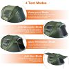 5-8 Person Pop Up Tent Automatic Setup Camping Tent Waterproof Instant Setup Tent with 4 Tent Poles 2 Mosquito Net Windows Carrying Bag for Hiking Cli