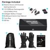 Winter Motorcycle Fashionable USB Heating Snowboarding Gloves Waterproof Windproof Touch-Screen Features Skiing