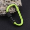 Aluminum D-Ring Locking Carabiner Light but Strong NOT for Climbing(Pack of 10)